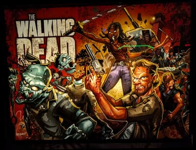 The Walking Dead (Pro) backglass