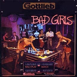 Bad Girls backglass