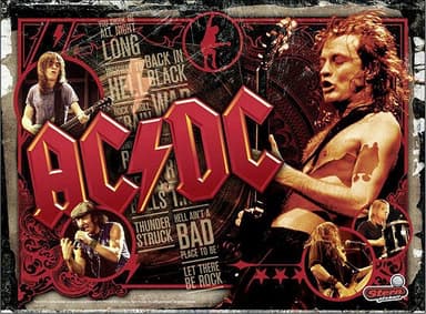 AC/DC (Premium) backglass