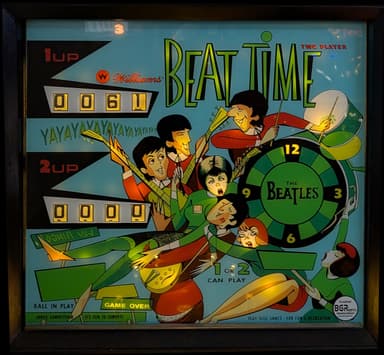 Beat Time backglass