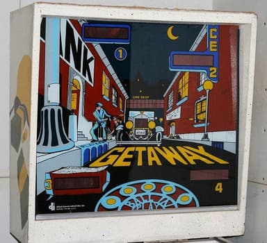 Getaway backglass