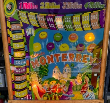 Monterrey backglass