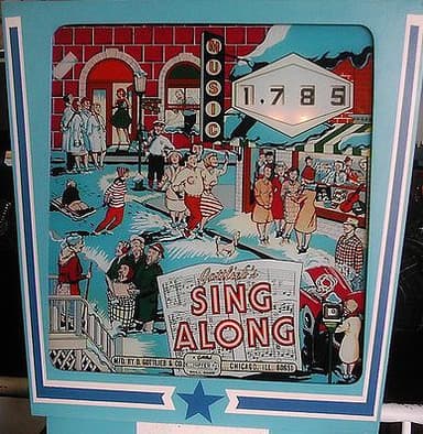 Sing Along backglass