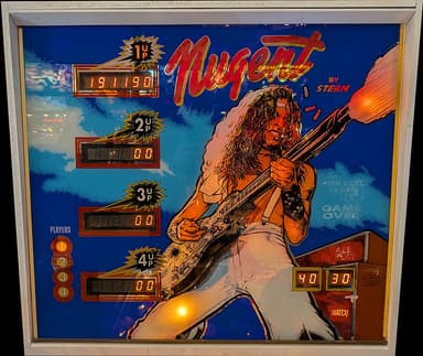 Nugent backglass