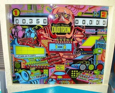 Duotron backglass