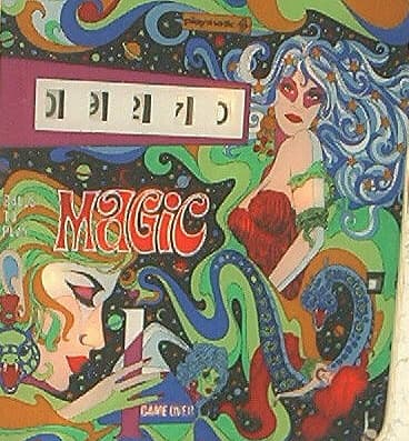 Magic backglass