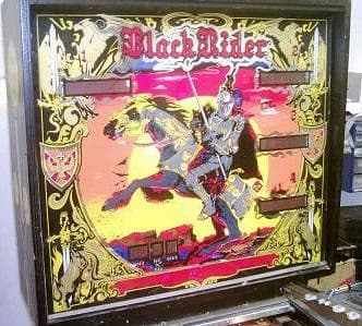 Black Rider backglass