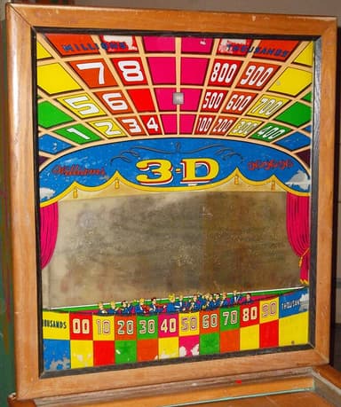 3-D backglass