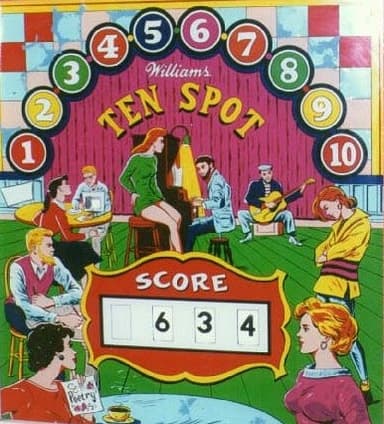 Ten Spot backglass