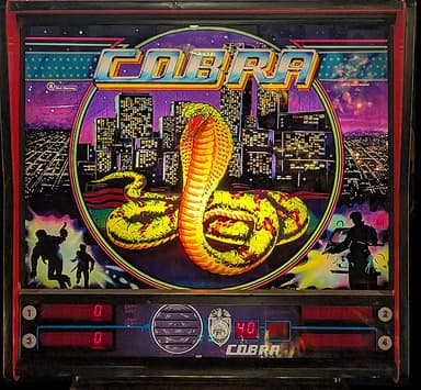 Cobra backglass