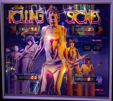 Rolling Stones backglass