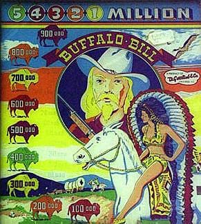 Buffalo Bill backglass