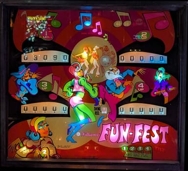 Fun-Fest backglass