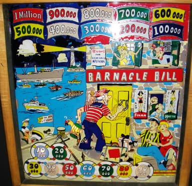 Barnacle Bill backglass