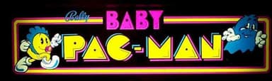 Baby Pac-Man backglass
