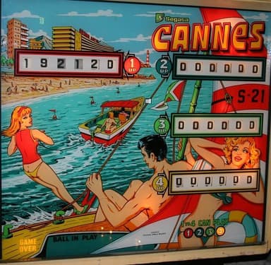 Cannes backglass