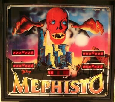 Mephisto backglass