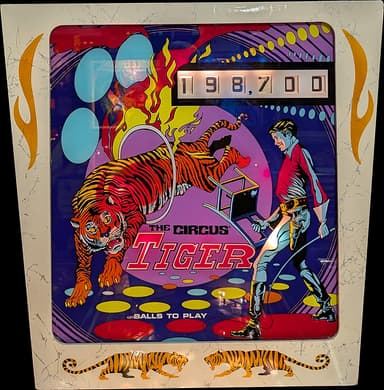 Tiger backglass