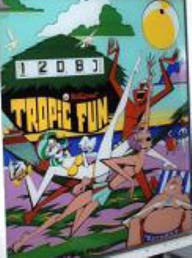 Tropic Fun backglass