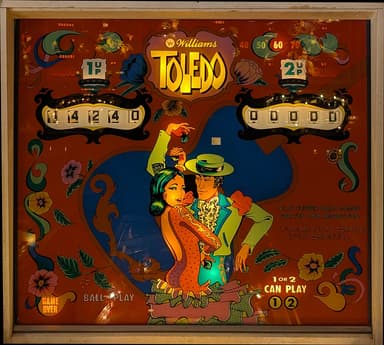 Toledo backglass
