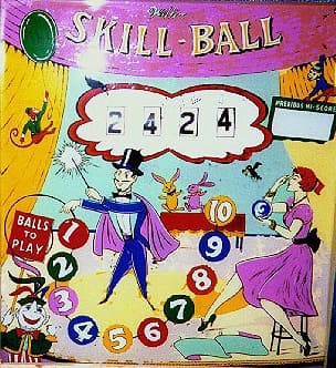 Skill-Ball backglass