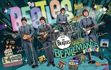 The Beatles (Gold) backglass