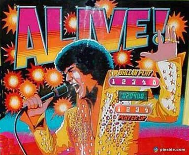 Alive backglass