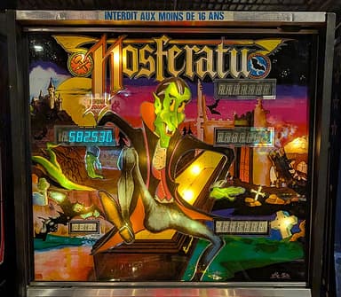Nosferatu backglass