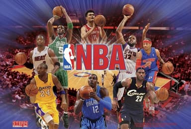 NBA backglass