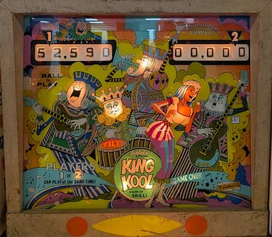 King Kool backglass