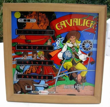 Cavalier backglass