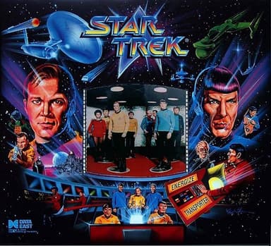 Star Trek backglass