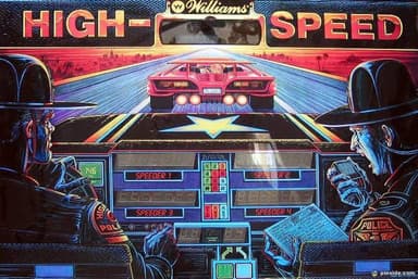 High Speed backglass