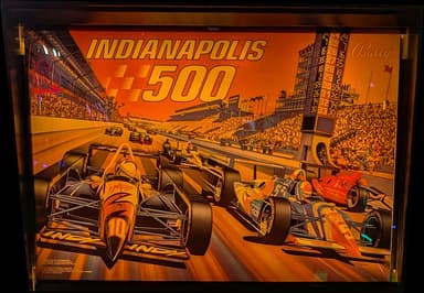 Indianapolis 500 backglass