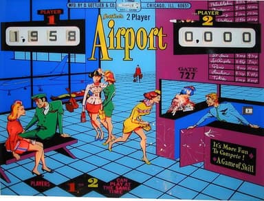 Airport backglass