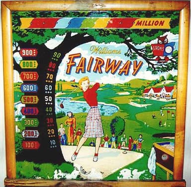 Fairway backglass