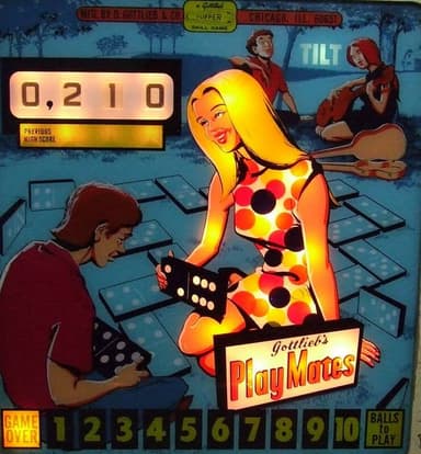 PlayMates backglass