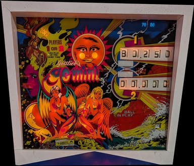 Gemini backglass