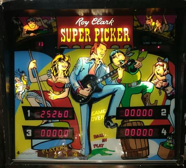 Roy Clark Super Picker backglass