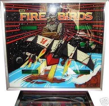 Hot Fire Birds backglass