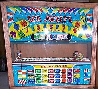 Sea Jockeys backglass