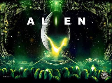 Alien (Pro) backglass