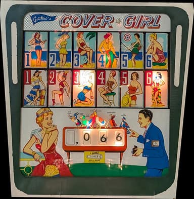Cover Girl backglass