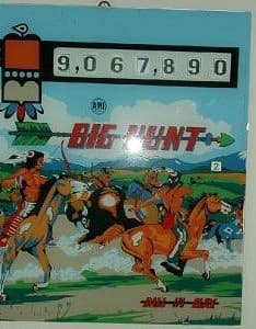 Big Hunt backglass