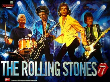 The Rolling Stones backglass