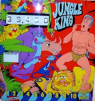 Jungle King backglass