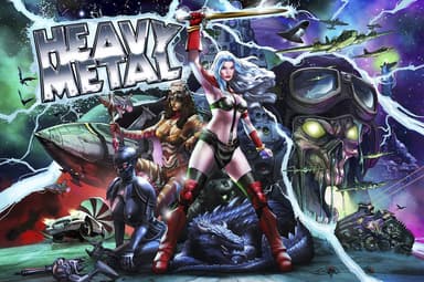 Heavy Metal backglass
