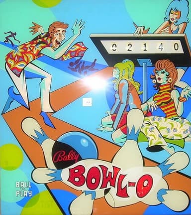 Bowl-O backglass