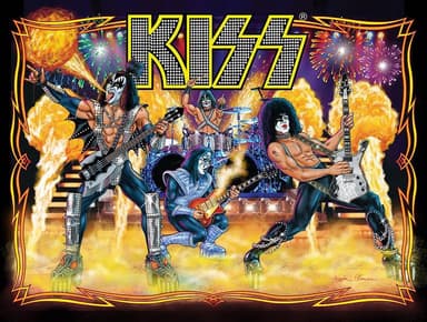 KISS (LE) backglass