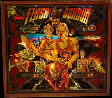 Flash Gordon backglass